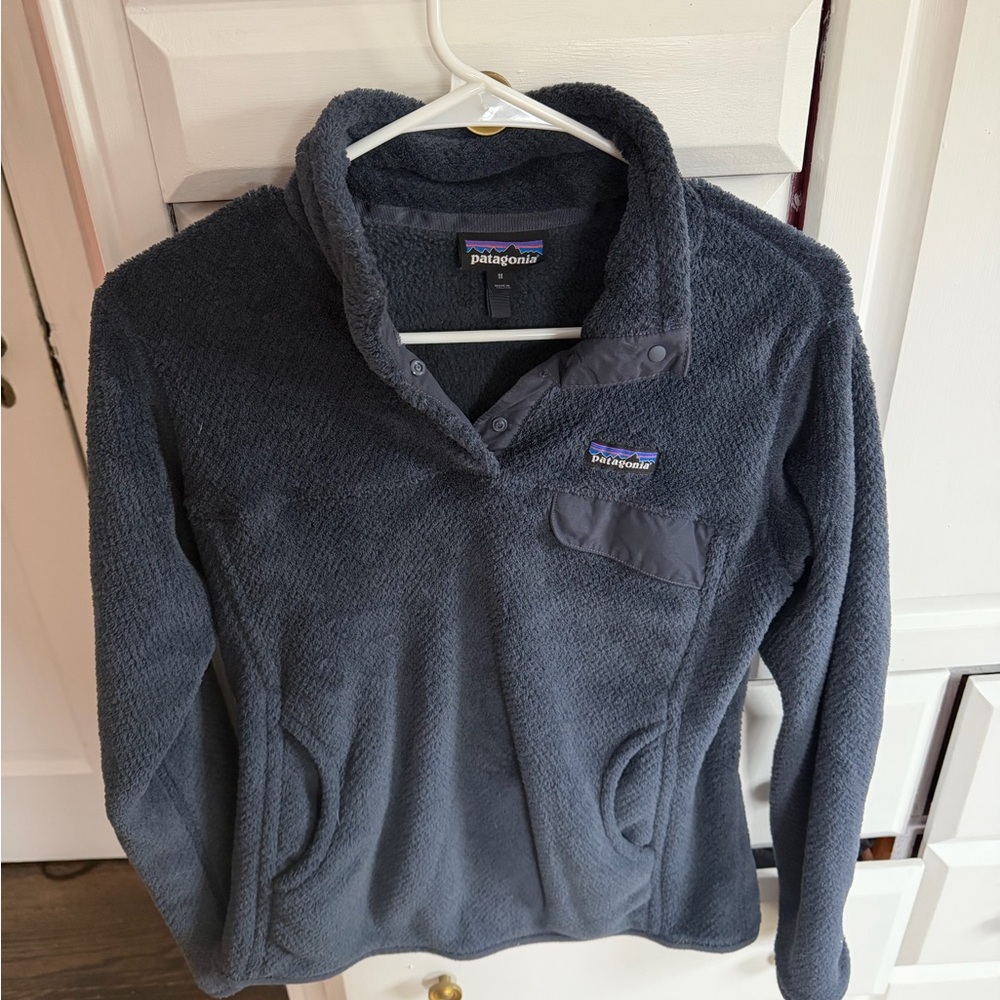Patagonia dark blue Fleece Pullover